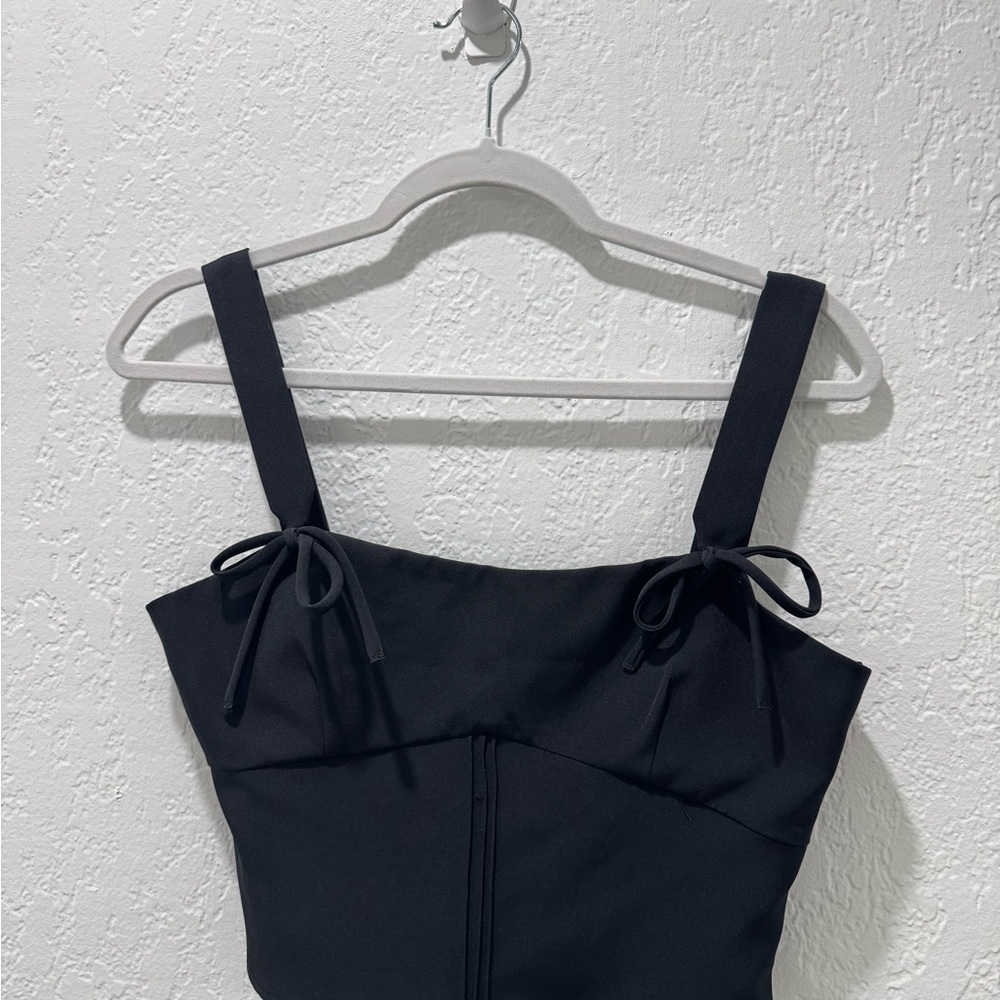 Zara Crop Top with bow accents